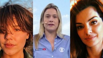 Alice Wegmann, Fernanda Gentil e Mayana Neiva - Instagram / Reprodução e TV Globo