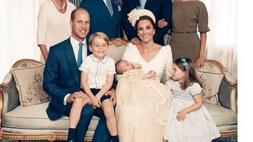 Família real no batizade de Louis - Reprodução / Instagram