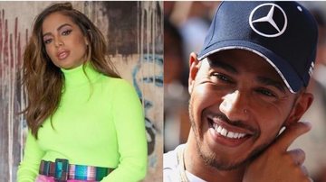 Lewis Hamilton e Anitta - Reprodução/Instagram