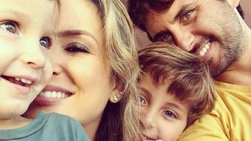 Claudia Leitte, Marcio Pedreira e os filhos - reprodução/Instagram