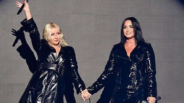 Christina Aguilera e Demi Lovato - Reprodução / Instagram