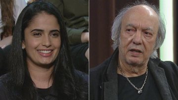 Fernanda Passos e Erasmo Carlos - Divulgação/TV Globo