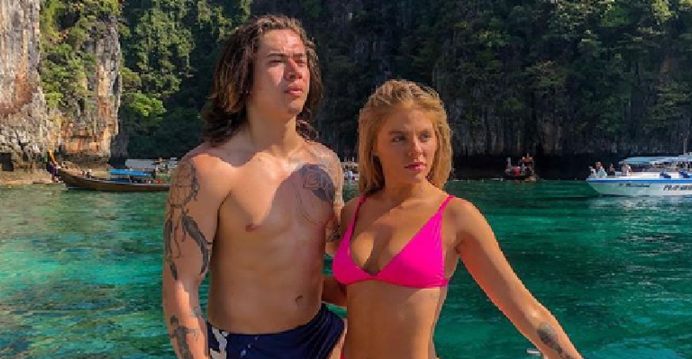 O casal passou as férias na Tailândia. - Instagram/Reprodução