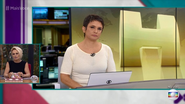 Sandra Annenberg comentou o abalo em seu trabalho ontem - Reprodução/ TV Globo