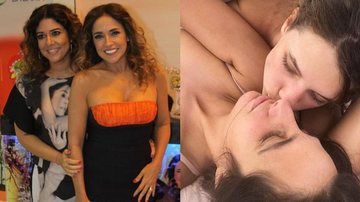 Malu Verçosa com Daniela Mercury e Bruna Linzmeyer com Priscila Visman - Reprodução/Instagram