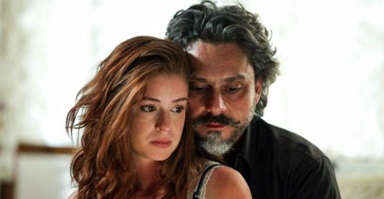 Marina e Alexandre Nero foram par romântico em trama das 21 horas - Reprodução/TV Globo
