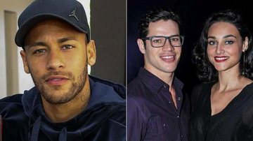 Neymar Jr., José Loreto e Débora Nascimento - Reprodução/Instagram/ AgNews