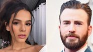 Bruna Marquezine e Chris Evans - Reprodução/Instagram/Getty Images
