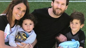 Lionel Messi e sua família - Reprodução / Instagram