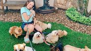Larissa Manoela com os seus novo cachorros - Instagram/Reprodução