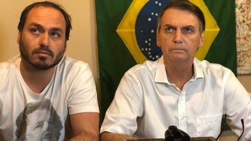 Carlos Bolsonaro e Jair Bolsonaro - Reprodução/Instagram