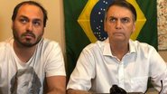 Carlos Bolsonaro e Jair Bolsonaro - Reprodução/Instagram