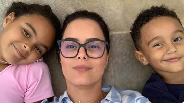 Luciele Di Camargo e filhos, Maria Eduarda e Davi - Reprodução/Instagram