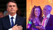 Jair Bolsonaro alfinetou Daniela Mercury e Caetano Veloso. - Instagram/Reprodução