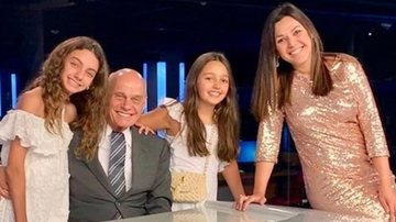 Ricardo Boechat, Veruska e filhas - Instagram/Reprodução