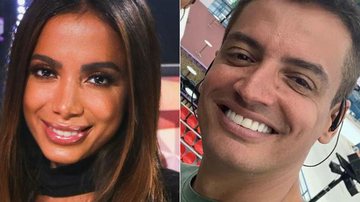 Leo Dias e Anitta - Globo/ Felipe Martini e Reprodução Instagram