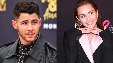Nick Jonas e Miley Cyrus - Instagram/Reprodução