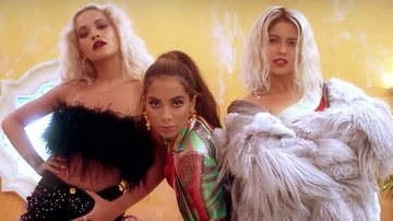 Rita Ora, Anitta e Sófia Reyes - Youtube/Reprodução