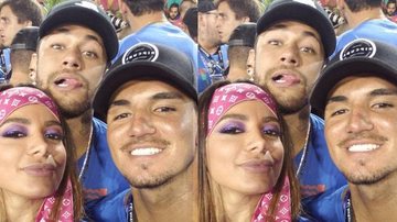Anitta, Neymar Jr. e Gabriel Medina - Instagram / Reprodução