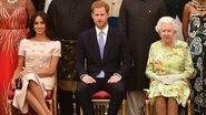 Meghan Markle, Harry e Rainha Elizabeth II - Reprodução/Instagram