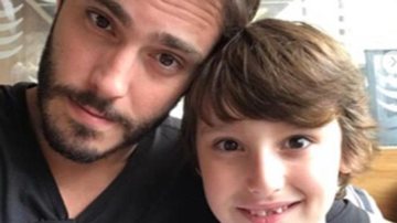 Thiago Rodrigues e o filho - Reprodução/Instagram