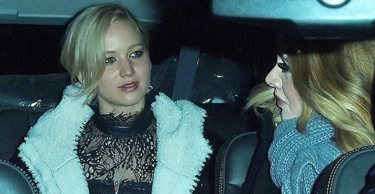 Adele e Jennifer Lawrence saem juntas frequentemente - Getty Images