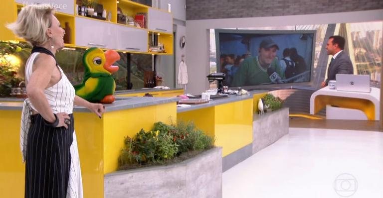 Entrevistado pede para cozinhar no Mais Você - Reprodução/TV Globo