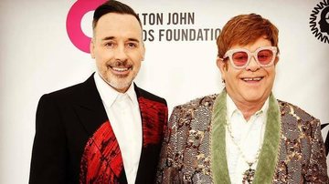 David Furnish e Elton John - Reprodução/Instagram