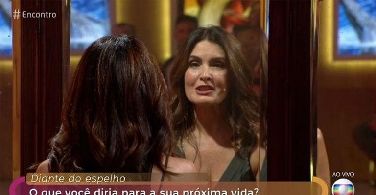 Fátima Bernardes recebeu elenco de "Espelho da Vida" - Reprodução/TV Globo