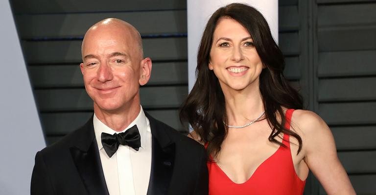 Jeff Bezos e MacKenzie Bezos - Getty Images