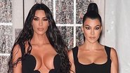 Kim Kardashian e Kourtney Kardashian - Reprodução/Instagram