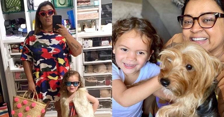 Preta Gil e sua neta Sol de Maria, de 3 anos. - Instagram/Reprodução