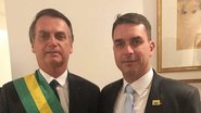 Jair Bolsonaro e Flávio Bolsonaro - Reprodução/Instagram