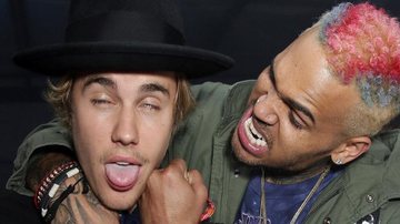 Justin Bieber e Chris Brown/GETTY IMAGES - GETTY IMAGES