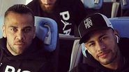 Neymar Jr. e Daniel Alves - Reprodução/Instagram