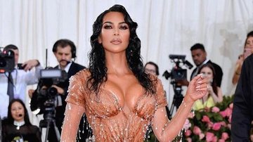 Kim Kardashian no tapete vermelho do MET Gala 2019, na noite de ontem, 6. - Instagram/Reprodução