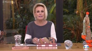 Ana Maria Braga reclamou na TV - Reprodução/TV Globo