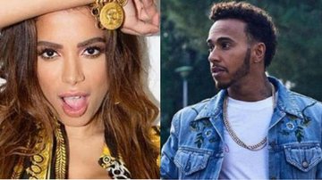 Anitta e Lewis Hamilton - Reprodução/Instagram
