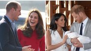Katle Middleton e príncipe William, Meghan Markle e príncipe Harry - Instagram/Reprodução