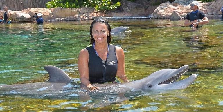 Viviane Araújo está curtindo as férias em Orlando, Disney. - Instagram/Reprodução