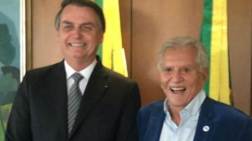 Carlos Alberto De Nobrega e Jair Bolsonaro - Reprodução Instagram