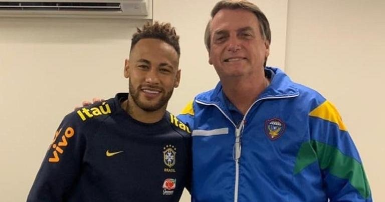 Neymar Jr. e Jair Bolsonaro - Instagram/Reprodução