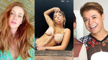 Marina, Anitta e David Brazil - Reprodução/Instagram