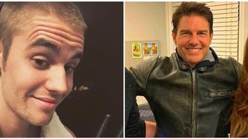 Justin Bieber e Tom Cruise - Instagram/Reprodução