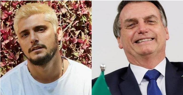 Bruno Gissoni e Jair Bolsonaro - Reprodução / Instagram