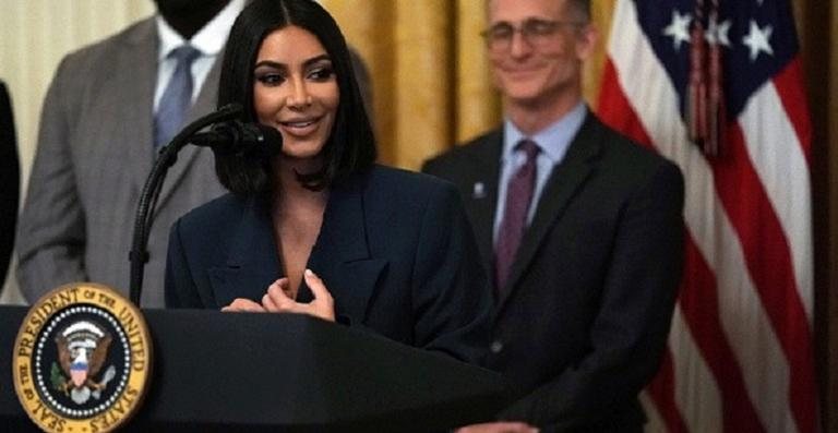 Kim Kardashian em visita à Casa Branca - GettyImages