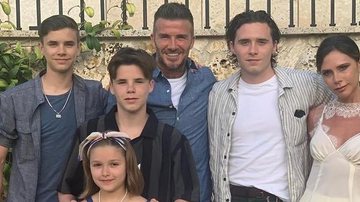 David Beckham reúne família para comemoração especial - Foto/Destaque Instagram