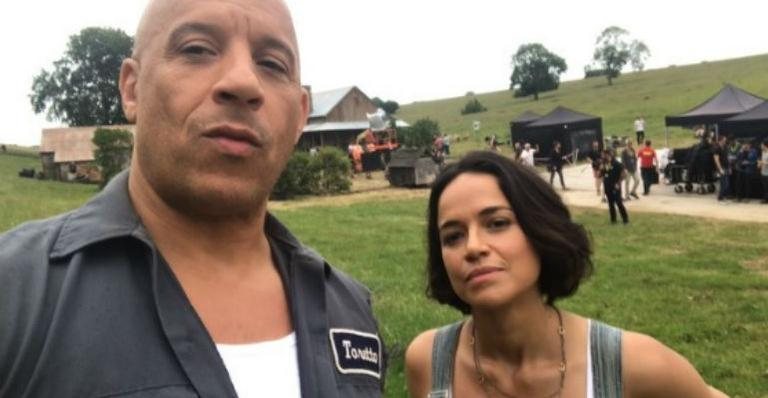 Vin Diesel e Michelle Rodriguez - Reprodução Instagram