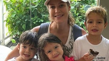 Luana Piovani e os filhos, Dom, Bem e Liz - Reprodução/Instagram