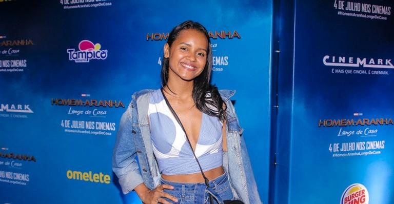 Morena marcou presença em um evento de cinema, em São Paulo - Thiago Duran/AgNews